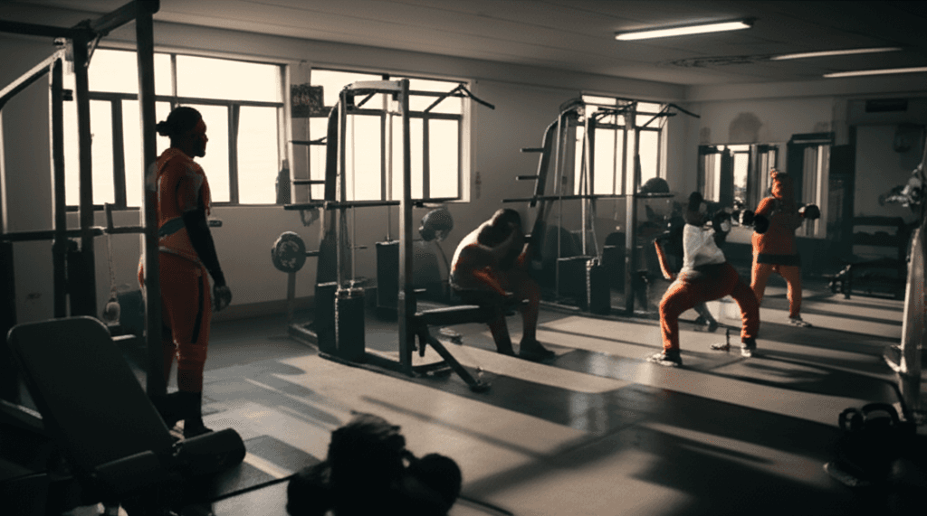 Modern gym interior view 3