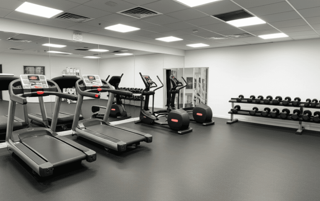 Spacious Workout Area